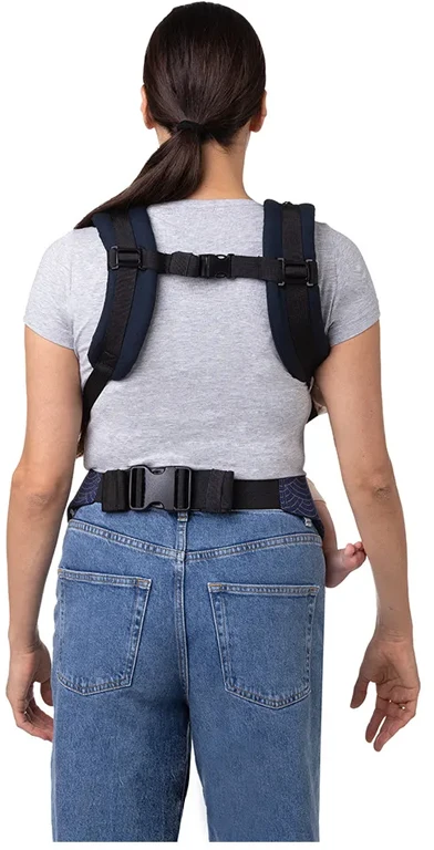 Рюкзак кенгуру MoMi COLLET navy blue